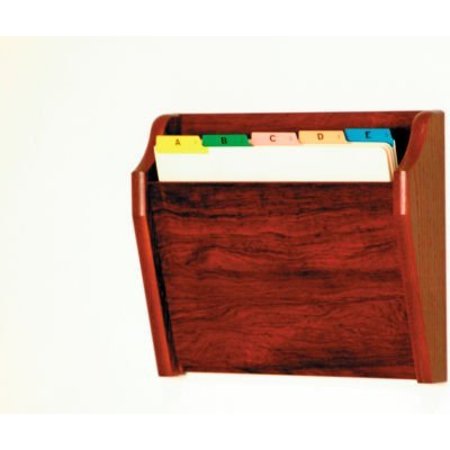 WOODEN MALLET Single Tapered Pocket Chart Holder - Mahogany CH14-1MH